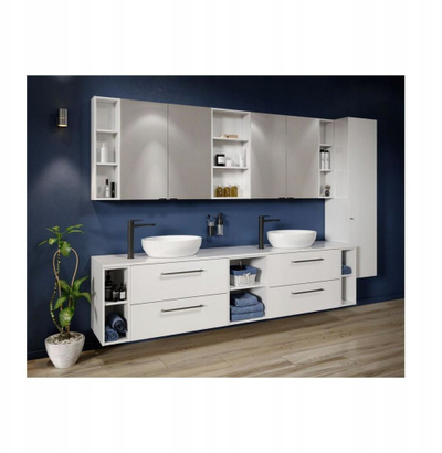 Tabaka banjoje Cersanit LARGA COUNTERTOP, 120 cm, e bardhë