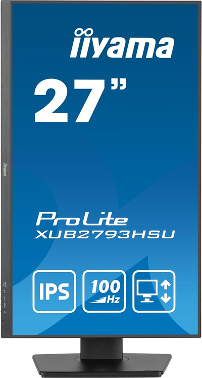 Monitor iiyama ProLite computer, 27", 1920 x 1080, 100 Hz, i zi