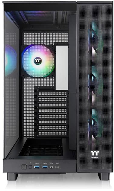 Kuti kompiutri Thermaltake View 380 XL TG ARGB, Mid Tower, xham i temperum, e zezë