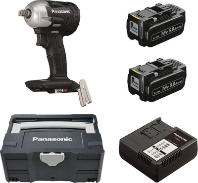 Çelës goditës Panasonic EY75A8LJ2G32, 18V, 1/2", i zi