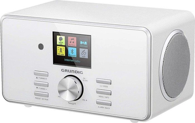 Radio portabël Grundig DTR 5000 X, DAB DAB+ FM, Bluetooth, e bardhë