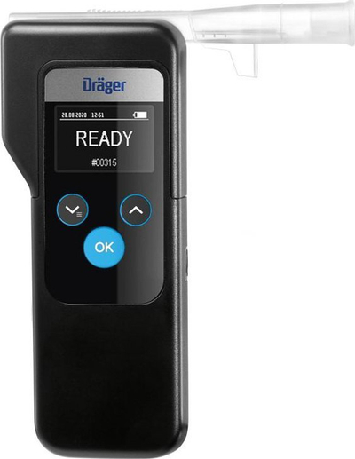 Alkooltestues Dräger Alcotest 6000, profesional, ekran me ndriçim, i zi