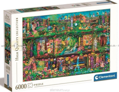 Puzzle Clementoni Garden Shelf, 6000 copa, shumëngjyrësh