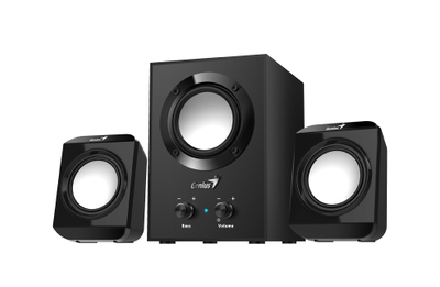 Компјутерски звучници Genius SW 2.1 300, 10W, 2.1 со сабвуфер, црни