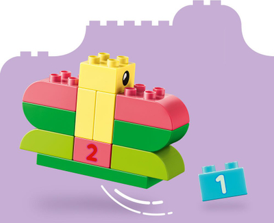 Lodra LEGO Duplo Classic Kutia ime e parë krijuese me ngjyra 10479, 80 pjesë