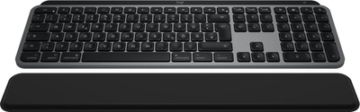 Set tastjere dhe mausi Logitech MX Keys S Combo for Mac, wireless, për macOS dhe iPadOS, gri Space Gray