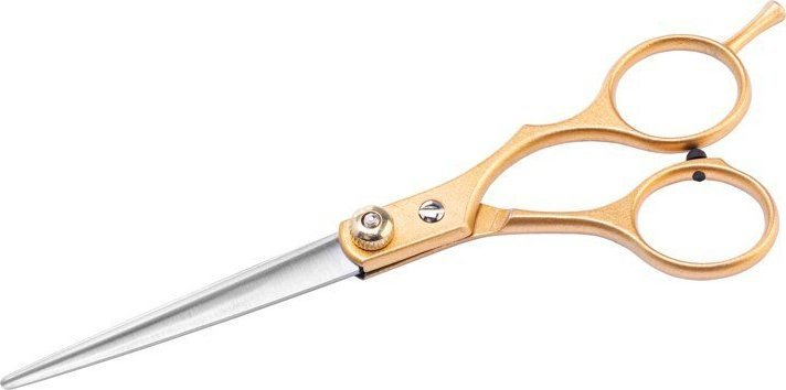 Gërshërë profesionale flokësh Snippex 6.0 Gold, 6", çelik inox, ngjyrë ari