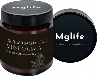 Mus trupi Mglife me Sandalwood, Grapefruit edhe Bergamot, hidratues, 120 ml