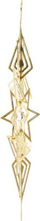 Ornament Krishtlindjesh Star Trading 1804B-14, llamarinë, 11cm, ngjyrë ari