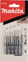 Set frezash gropëzimi Makita D-73455, 4 copë, HSS, për dru
