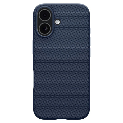Kapak telefoni Spigen Liquid Air për iPhone 17, që s'e ha kollaj goditja, blu navy