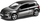 Maket veture Volkswagen Golf GTI Black Daffi, metalik, i zi