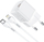 Karikues muri HOCO N10, USB-C PD 20W, kabllo USB-C në Lightning 1m, i bardhë