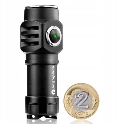 Elektrik dore EverActive FL-50R Droppy, 500 lm, dritë e ngrohtë, i zi
