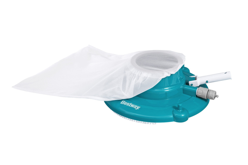 Pastrues pishine Bestway AquaSuction Pool Vacuum, për shkop teleskopik, 43 x 36.6 x 14.5 cm, gri