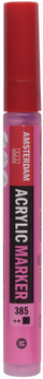 Marker akrilik Amsterdam 385 Quinacridone Rose Light, 4 mm, rozë