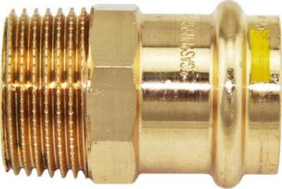 Nipël tranzicioni Conex B Press Gas 22x3/4, bakër bronz, kafe