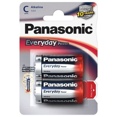 Bateri Panasonic LR14 Everyday Power, C, alkaline, 2 copë