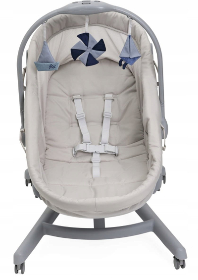Djep multifunksional Chicco Baby Hug Pro 5in1, me dyshek dhe çarçaf, bezhë Latte