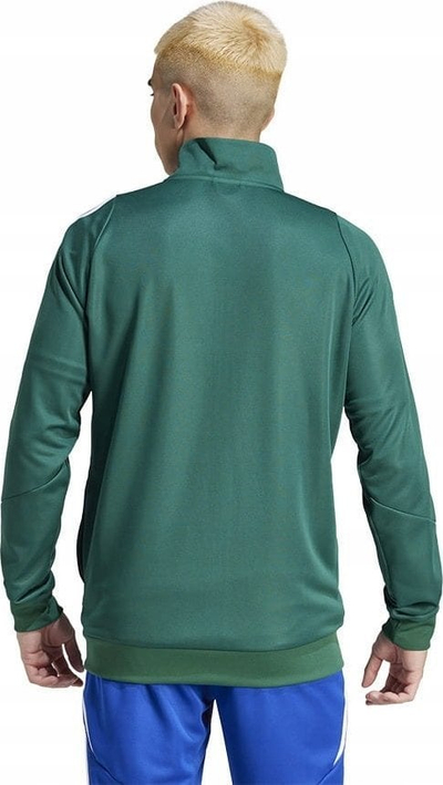 Bluzë sportive adidas Tiro 24 M IR7500, poliester, me zinxhir, e gjelbër