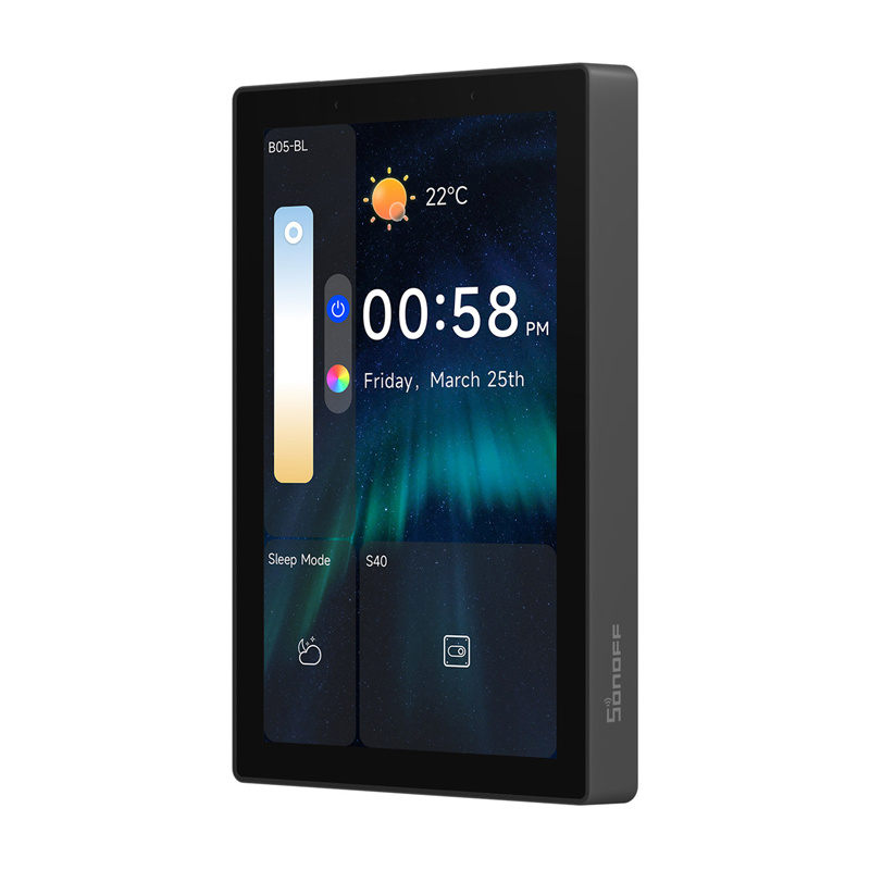 Panel smart shtëpie Sonoff NSPanel Pro, hub Zigbee 3.0, termostat wireless, i zi 2