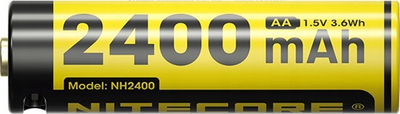 Bateri rikarikueshme Nitecore NH2400 AA, 2400mAh, paketim 4 copë
