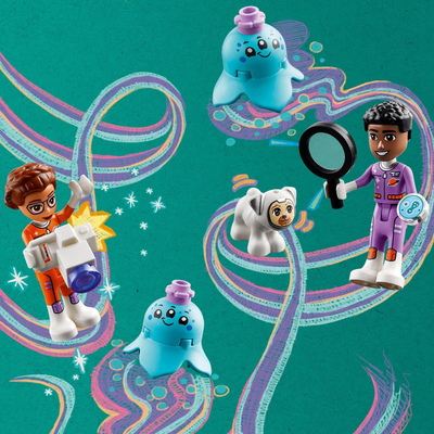 Set për ndërtim LEGO Friends Space Research Rover, për kalamaj 8+, shumëngjyrësh