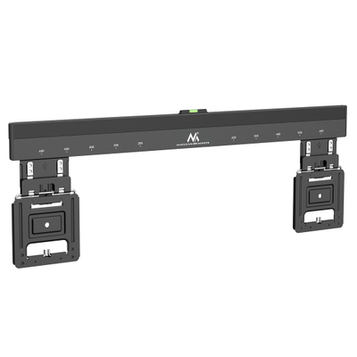 Mbajtëse muri ultra e hollë për TV Maclean MC-481, 37-80", VESA 600x400, 75kg, e zezë