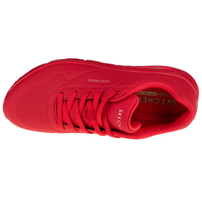 Atlete goca Skechers Uno Stand on Air W 73690, me Air Cooled Memory Foam, të kuqe