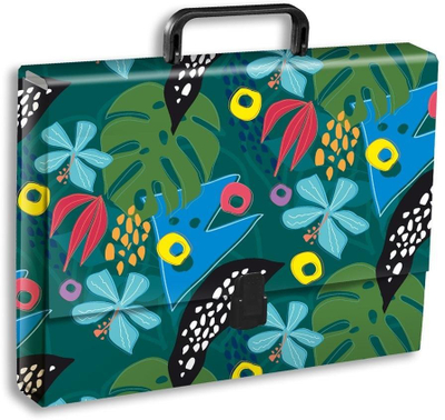 Dosje me dorezë Penmate Jungle T0104, A4, 5 cm, shumëngjyrëshe