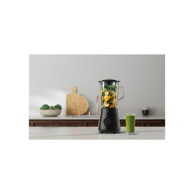 Blender tavoline Electrolux E3TB1 4GG, enë xhami, tehe inox, i zi