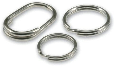 Unaza çelësash nikli Nickel Key Rings 20-30, 6 copë, diametër 20-30 mm, ngjyrë metalike