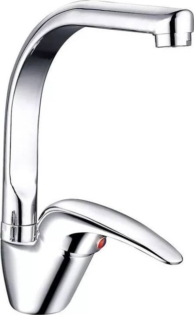 Rubinet kuzhine Thema Lux DF2206D, gojë e lartë, krom