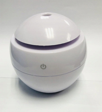 Lagështues aromaterapie OEM Art Deco CAD-12/0952, 130 ml, LED shumëngjyrësh, i bardhë