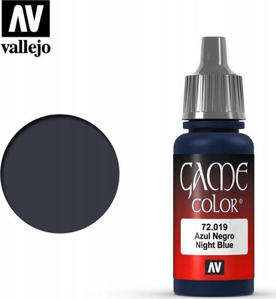 Акрилна боја Vallejo Game Color 72019, 17ml, Night Blue