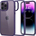 Mbulesë telefoni Spigen Ultra Hybrid Crystal për iPhone 14 Pro Max, TPU transparente, ngjyrë Deep Purple
