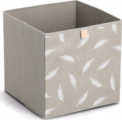 Kuti organizuese Zeller Present, 32 x 32 x 32 cm, material jo i endur, e bardhë