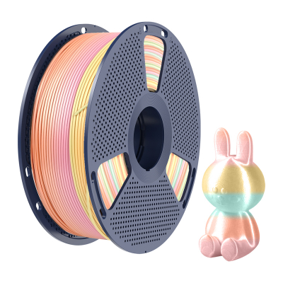 Filament 3D SUNLU Silk PLA+ Rainbow-05, 1.75mm, 1000g, shumëngjyrësh
