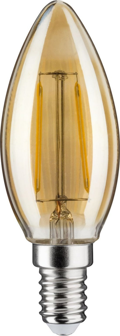 Llambë LED Paulmann Candle E14, 4.7W, 2500K, ngjyrë ari, e zbehshme
