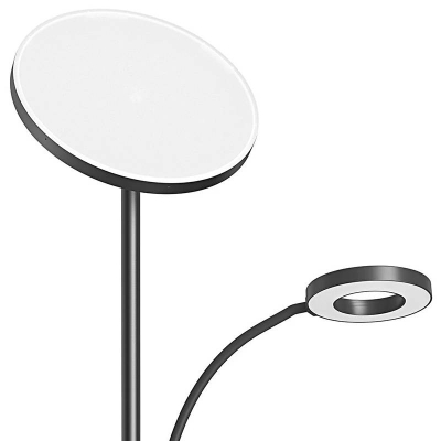 Llambë dyshemeje BlitzWolf Double Floor Lamp, 36W, me telekomandë, e zezë