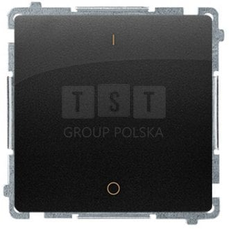 Ndërprës dy-polësh Simon BMW2.01/49, modul, 10AX, i zi mat