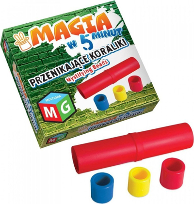 Сет магија Magic In 5 Minutes Penetrating Beads Multigra, реквизит за трик со мониста