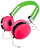 Kufje over ear për kalamaj DIY, me kabllo, me stikera për dekor, shumëngjyrëshe