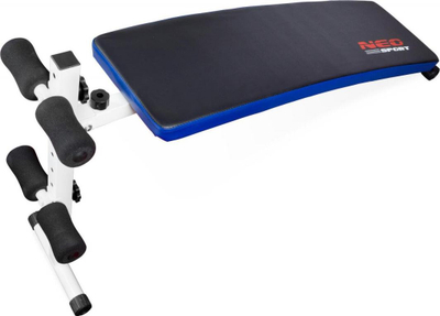 Stol i pjerrët fitnesi Neo-Sport NS-05, i zi / kaltër