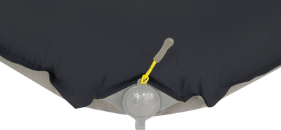 Двослоен самодувачен душек за кампување Outwell Sleepin Double, 3 cm, црн