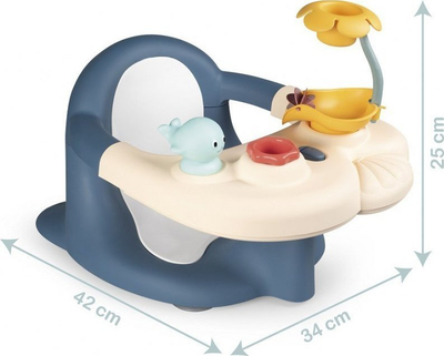 Ulëse për vaskë Smoby Little Smoby, me elemente loje, ngjyra pastel