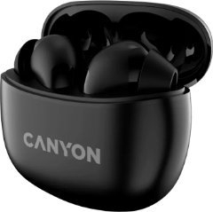 Kufje wireless Canyon TWS-5, Bluetooth, me kuti karikimi, të zeza