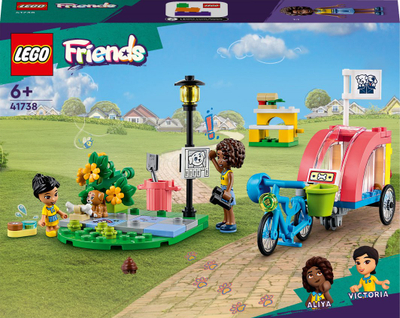 Set LEGO® Friends 41738 Dog Rescue on a Bike, 125 pjesë