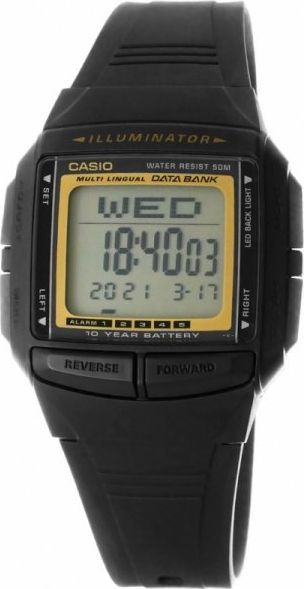 Ora digjitale Casio Vintage DB-36-9AVDF, për meshkuj, e zezë