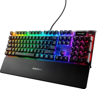 Tastierë SteelSeries Apex 7 Brown, QX2, e zezë (64786)